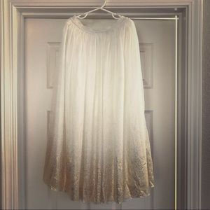 Girls Long Tulle Skirt